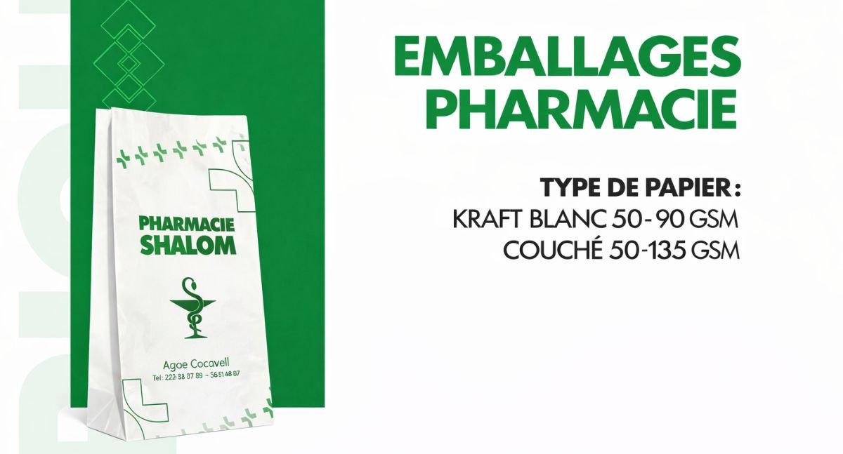 EMBALLAGES PHARMACIE AVEC BRAS