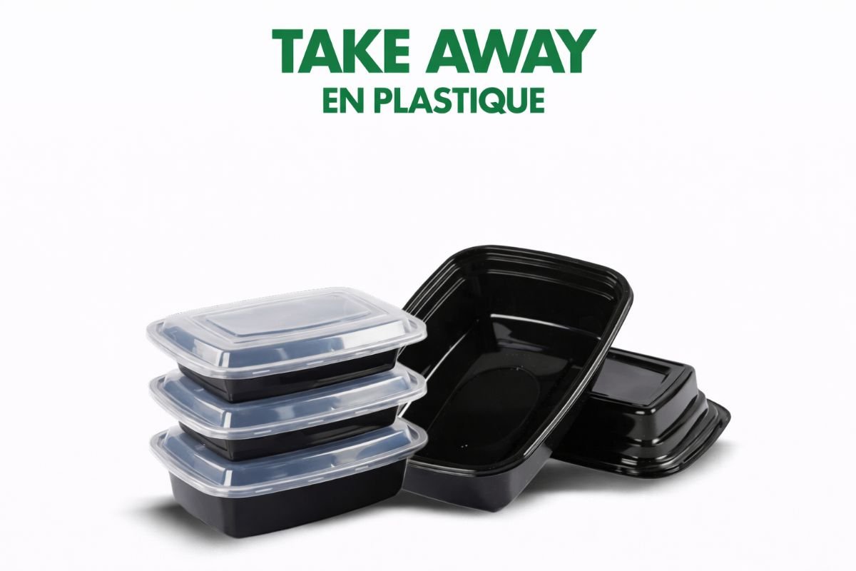 TAKE AWAY EN PLASTIQUE