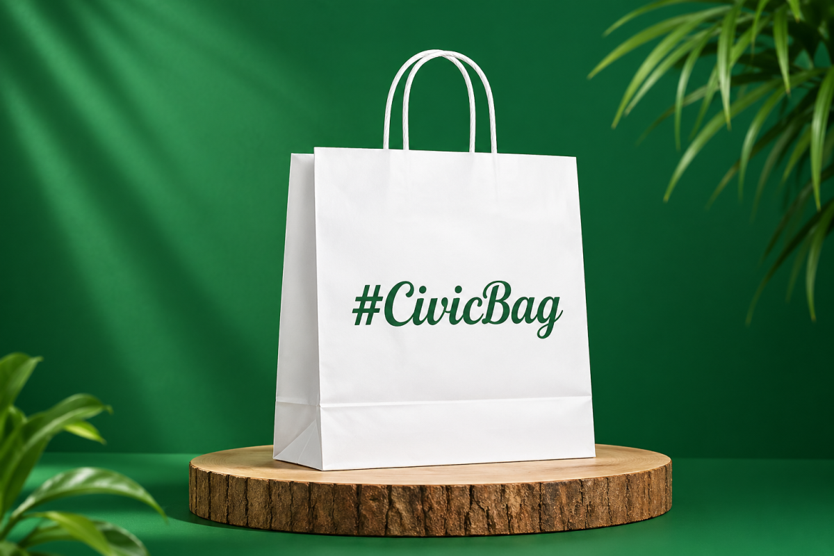 SAC EN PAPIER BLANC (papier couché 170g-250g)